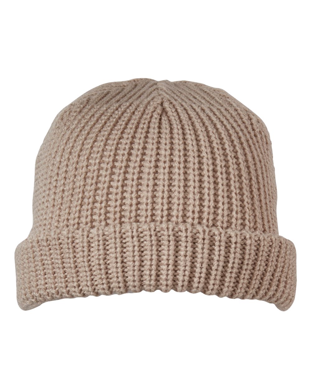 Dock Cuffed Beanie - Front - B870E8770 - Khaki