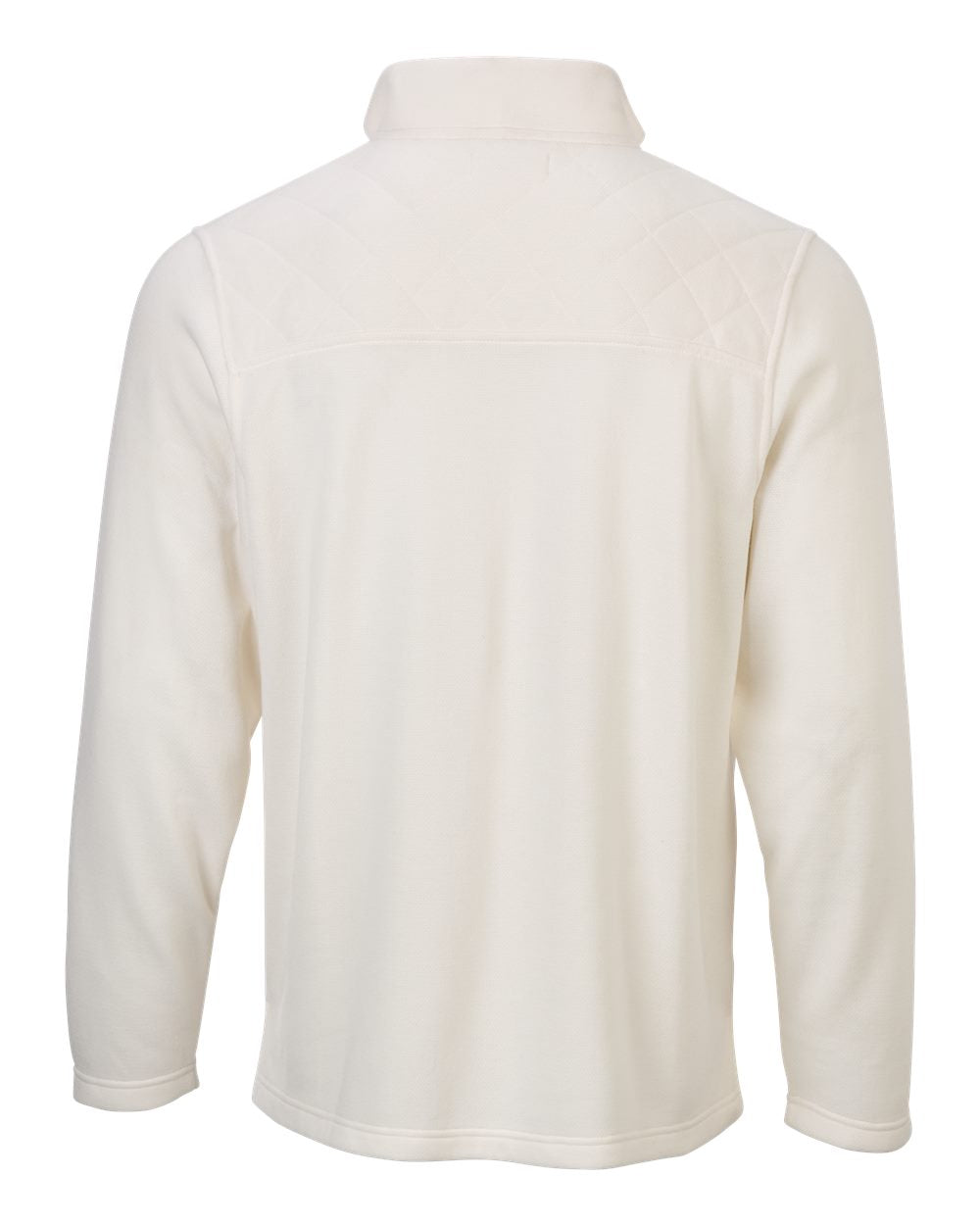 Unisex Sullivan Quarter-Zip Pullover - Back - B12903241 - Natural Heather