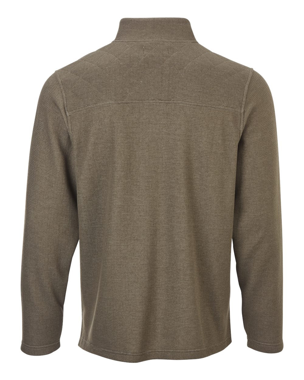 Unisex Sullivan Quarter-Zip Pullover - Back - B12903541 - Green Heather