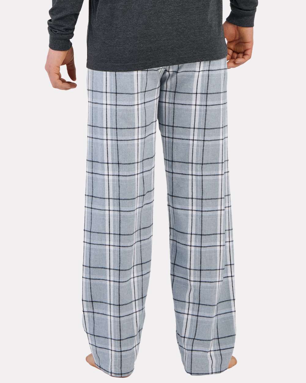 Men's Harley Flannel Pants - Back - B13203041 - Oxford Carnegie Plaid