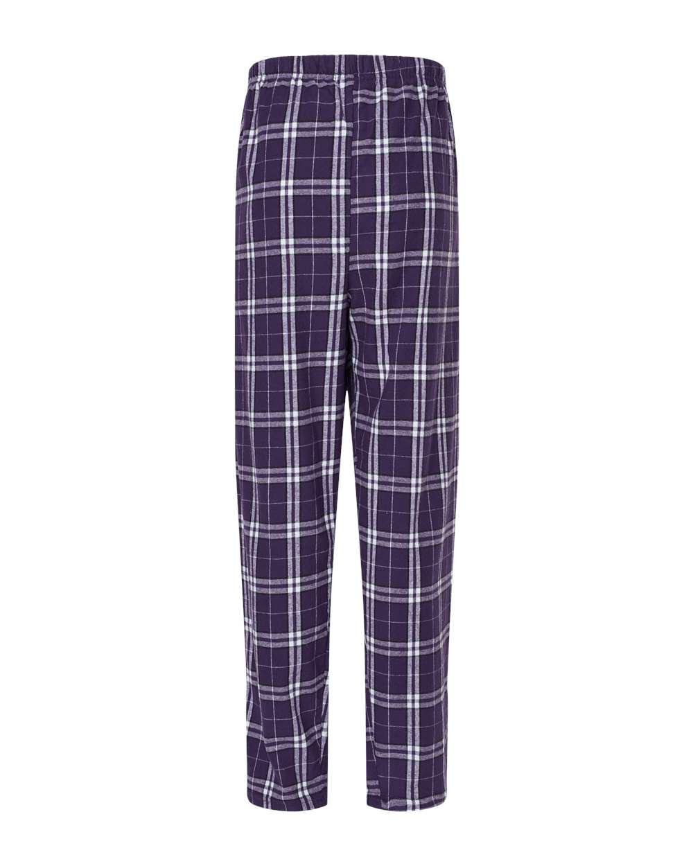 Men's Harley Flannel Pants - Back - B13203151 - Purple/ White Plaid