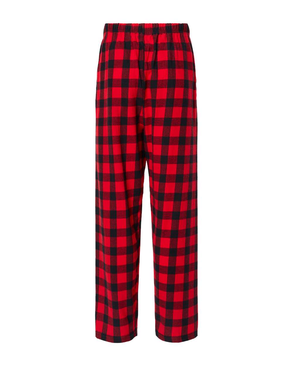 Men's Harley Flannel Pants - Back - B13203181 - Red/ Black Buffalo