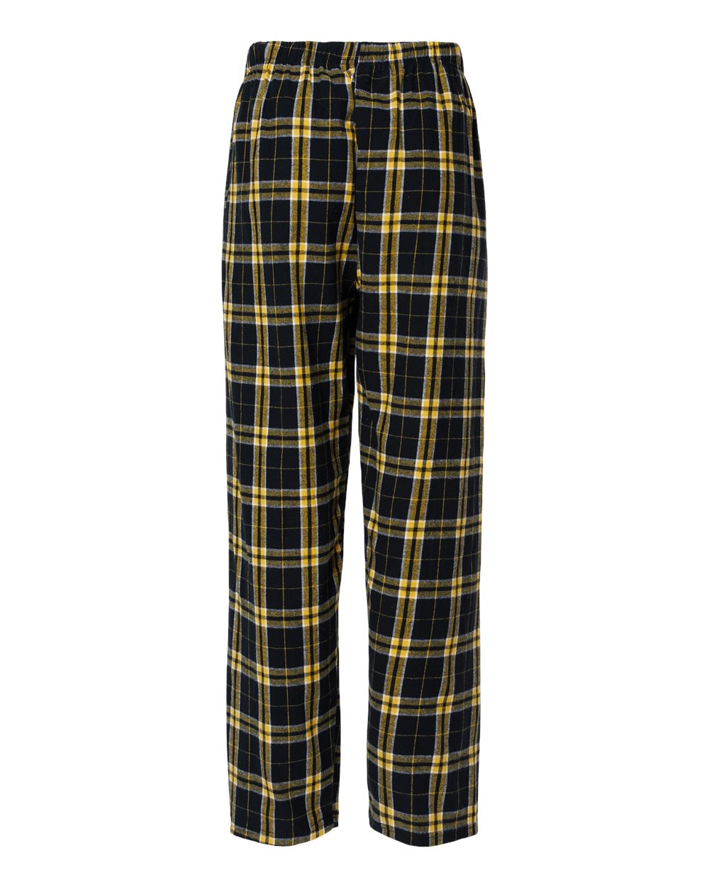 Men's Harley Flannel Pants - Back - B13203281 - Black/ Gold