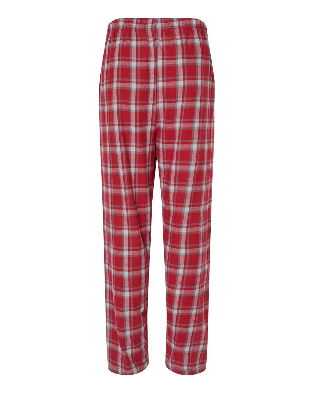 Men's Harley Flannel Pants - Back - B13203531 - Heritage Garnet Plaid
