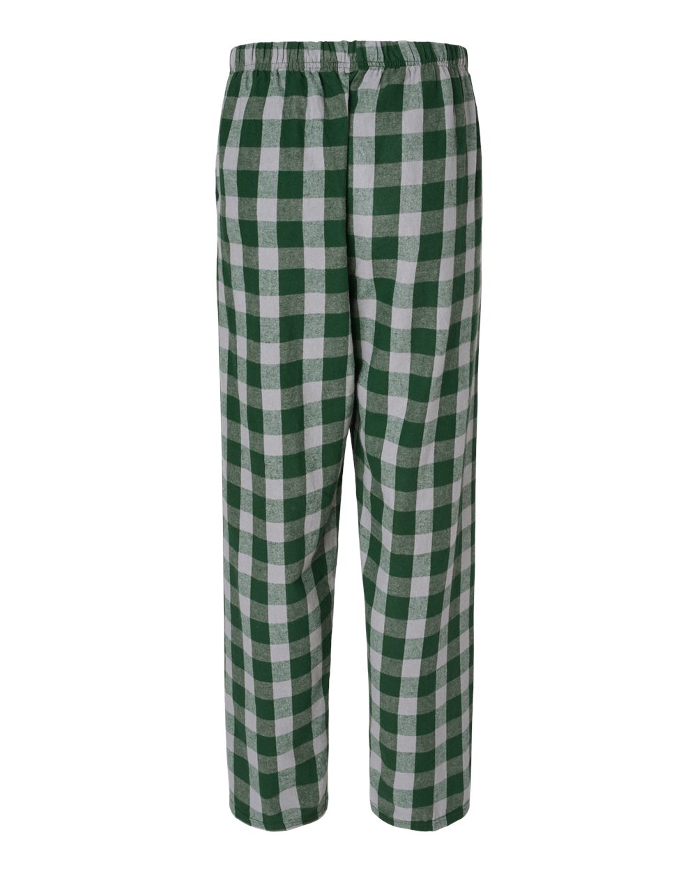 Men's Harley Flannel Pants - Back - B13203541 - Green/ Oxford Buffalo