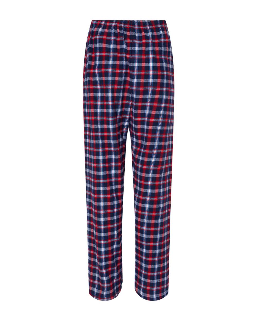 Men's Harley Flannel Pants - Back - B13203705 - Red Blue Plaid