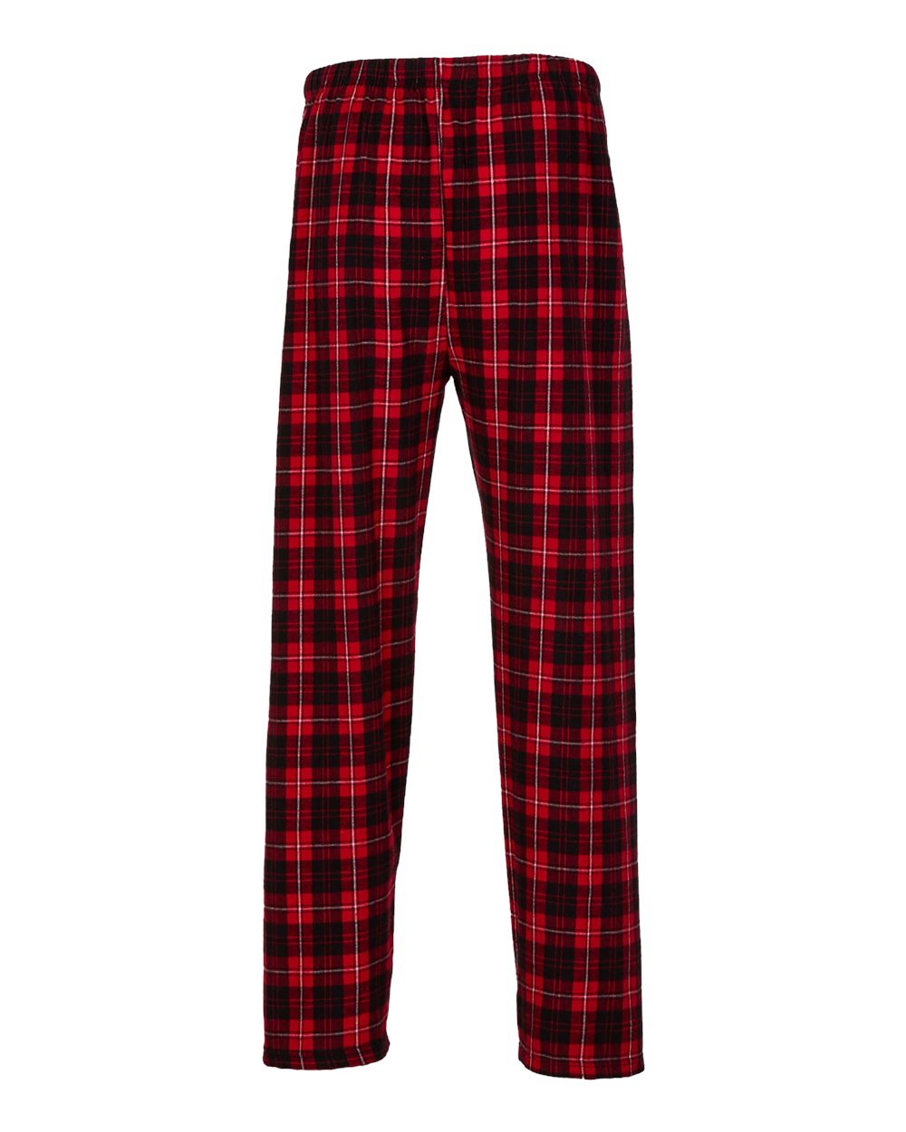 Men's Harley Flannel Pants - Back - B13203711 - Red/ Black Plaid