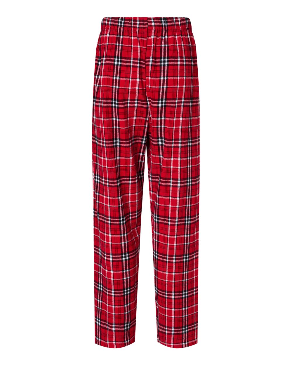 Men's Harley Flannel Pants - Back - B13203911 - Red/ White