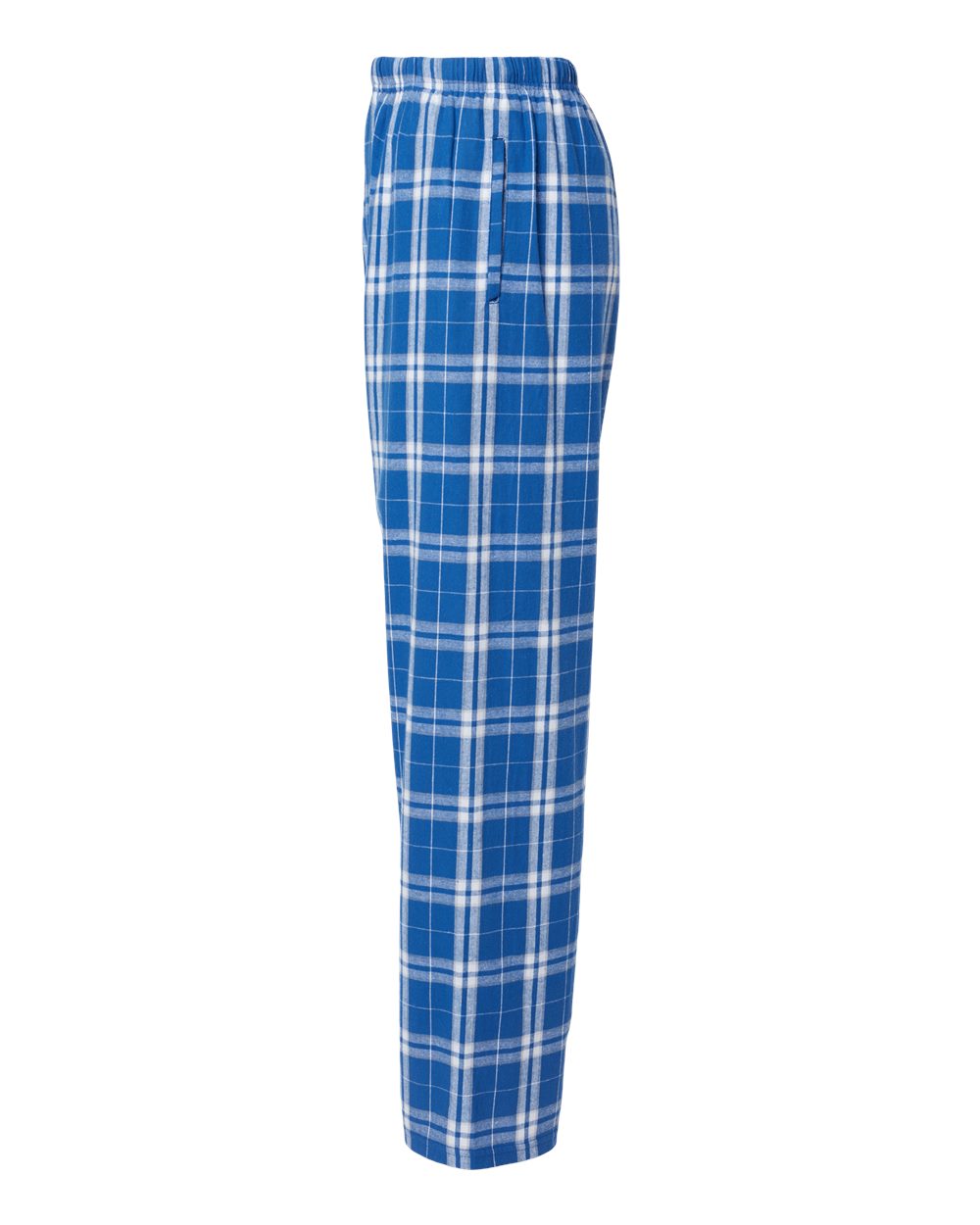 Men's Harley Flannel Pants - DirectSide - B13203211 - Royal/ Silver Plaid