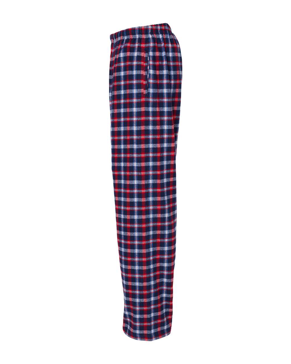 Men's Harley Flannel Pants - DirectSide - B13203705 - Red Blue Plaid