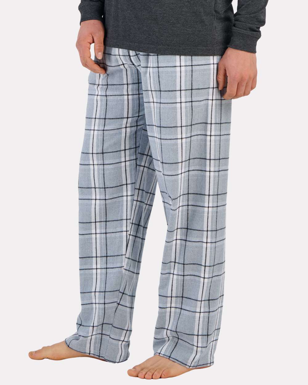 Men's Harley Flannel Pants - Front - B13203041 - Oxford Carnegie Plaid