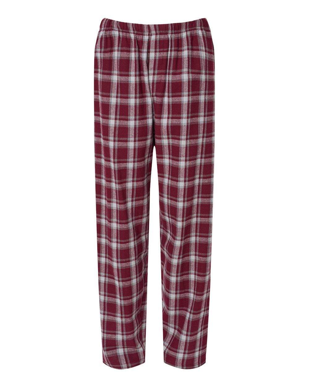 Men's Harley Flannel Pants - Front - B13203111 - Heritage Maroon Plaid