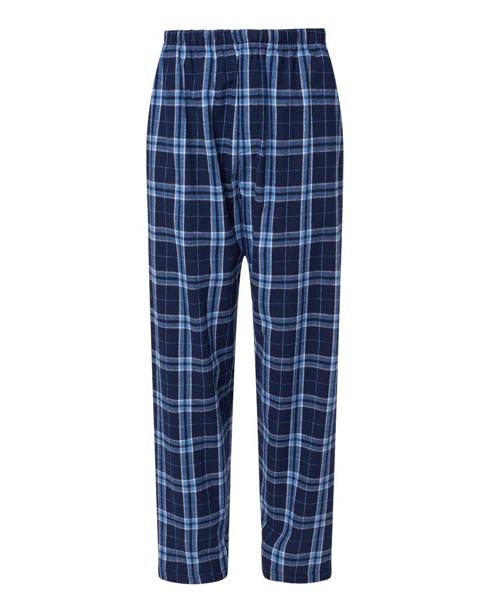 Men's Harley Flannel Pants - Front - B13203131 - Navy/ Columbia Plaid