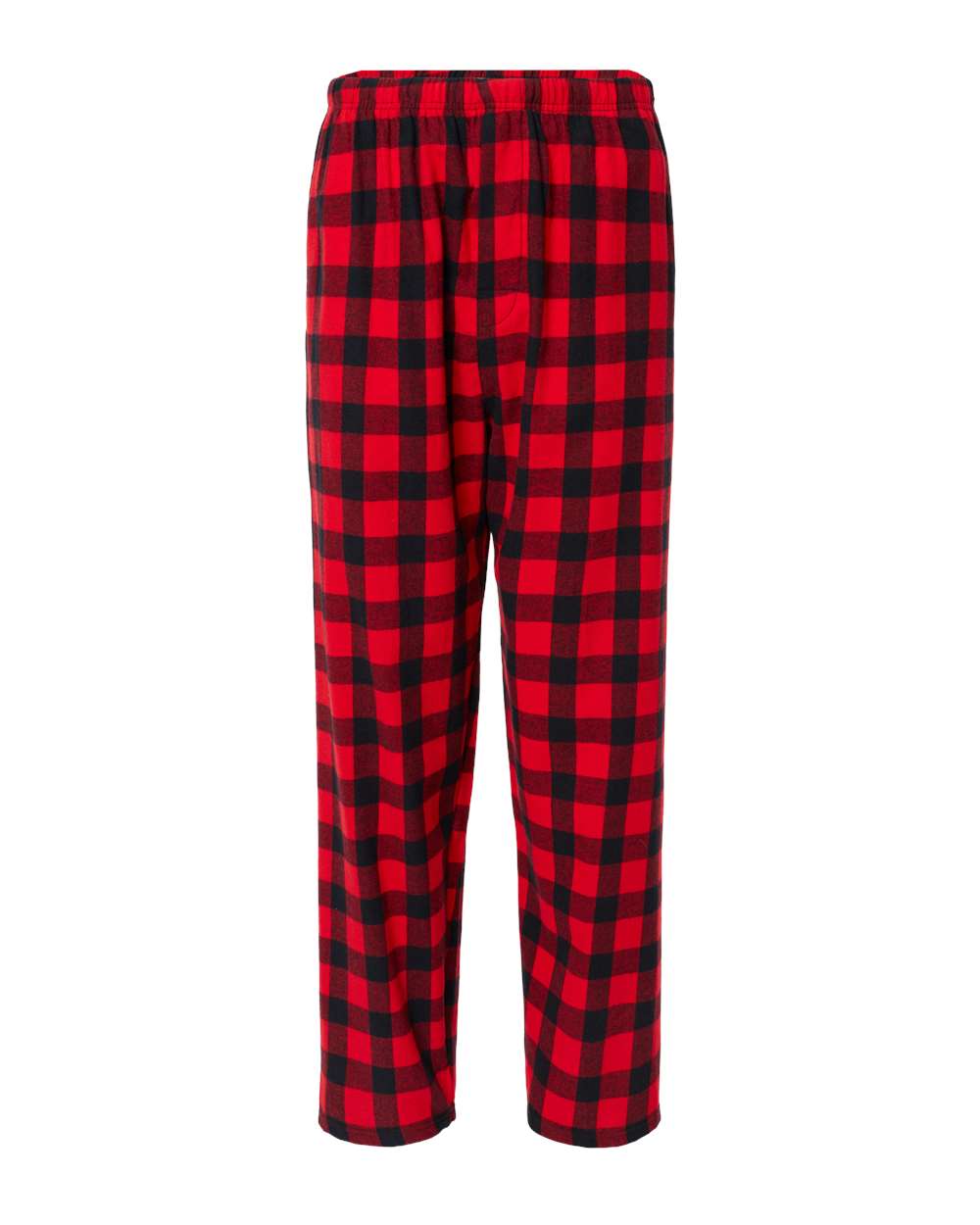 Men's Harley Flannel Pants - Front - B13203181 - Red/ Black Buffalo