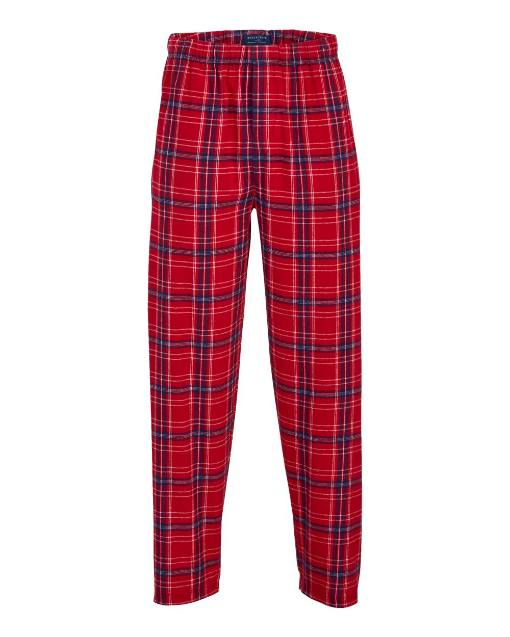 Men's Harley Flannel Pants - Front - B13203451 - Brick Red Kingston