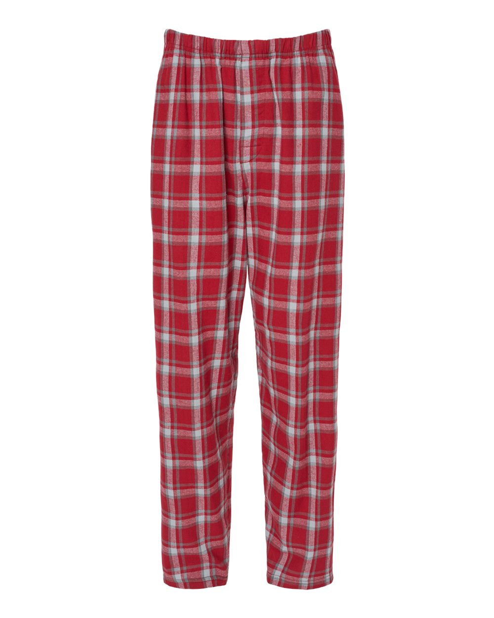 Men's Harley Flannel Pants - Front - B13203531 - Heritage Garnet Plaid