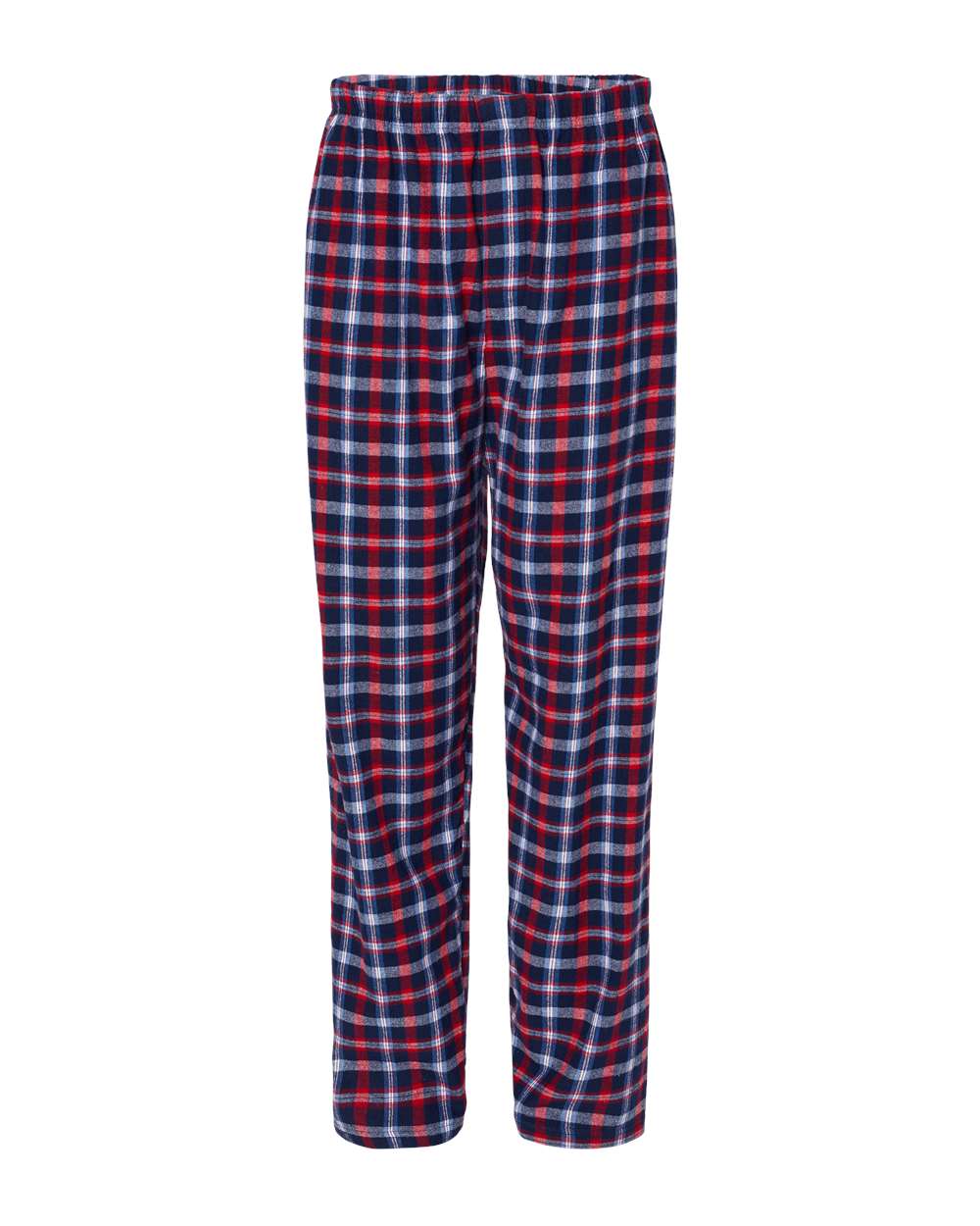 Men's Harley Flannel Pants - Front - B13203705 - Red Blue Plaid