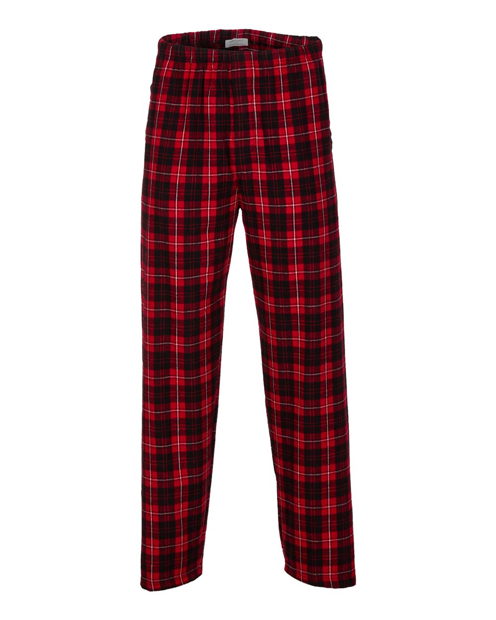 Men's Harley Flannel Pants - Front - B13203711 - Red/ Black Plaid