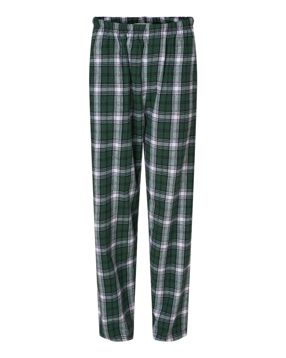 Men's Harley Flannel Pants - Front - B13203921 - Green/ White Plaid
