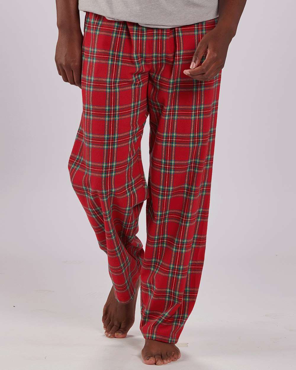 Men's Harley Flannel Pants - OnModelFront - B13203261 - Stewart Tartan