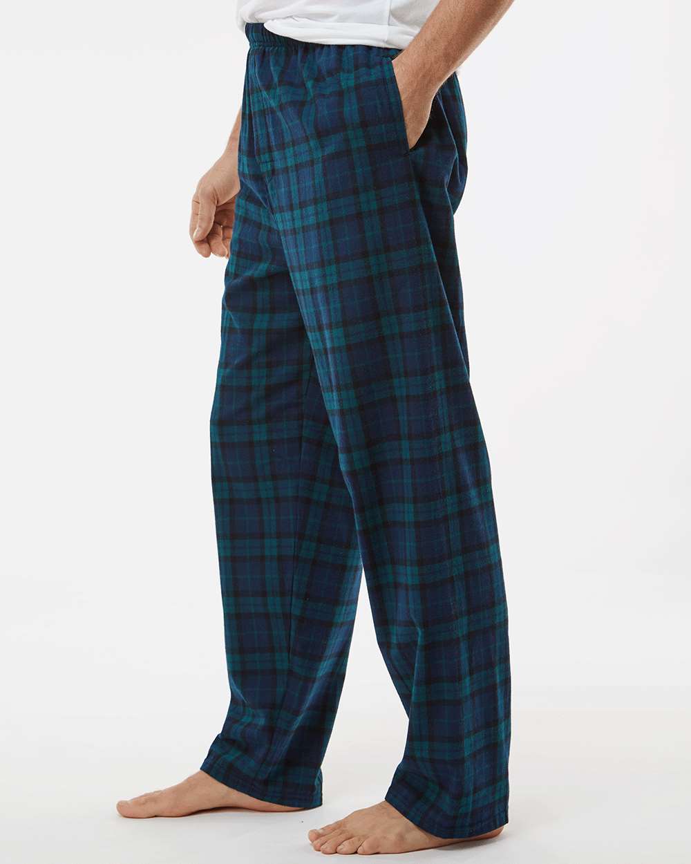 Men's Harley Flannel Pants - OnModelSide - B13203391 - Scottish Tartan Plaid
