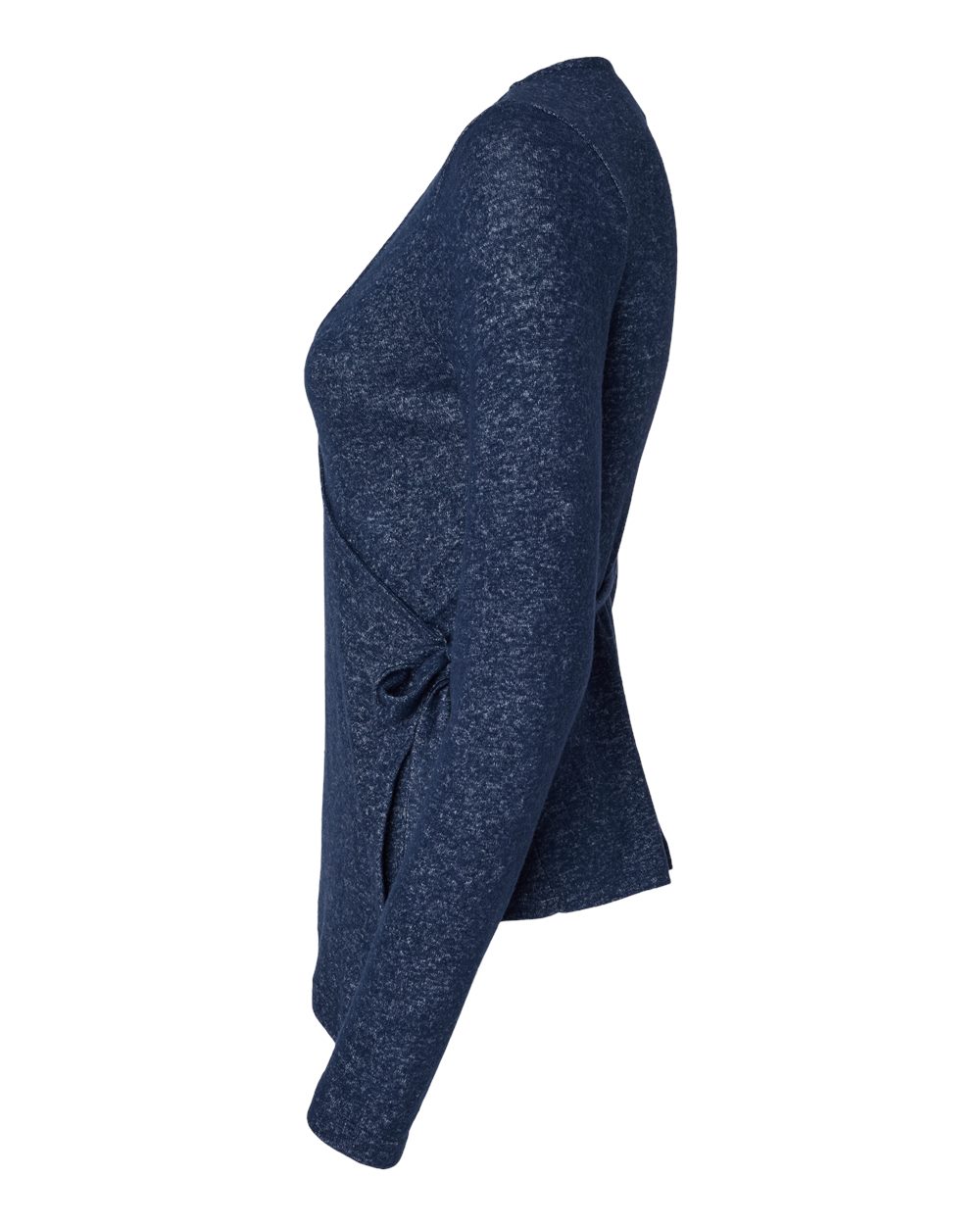 Women's Cuddle Wrap Top - DirectSide - B13303751 - Navy Heather
