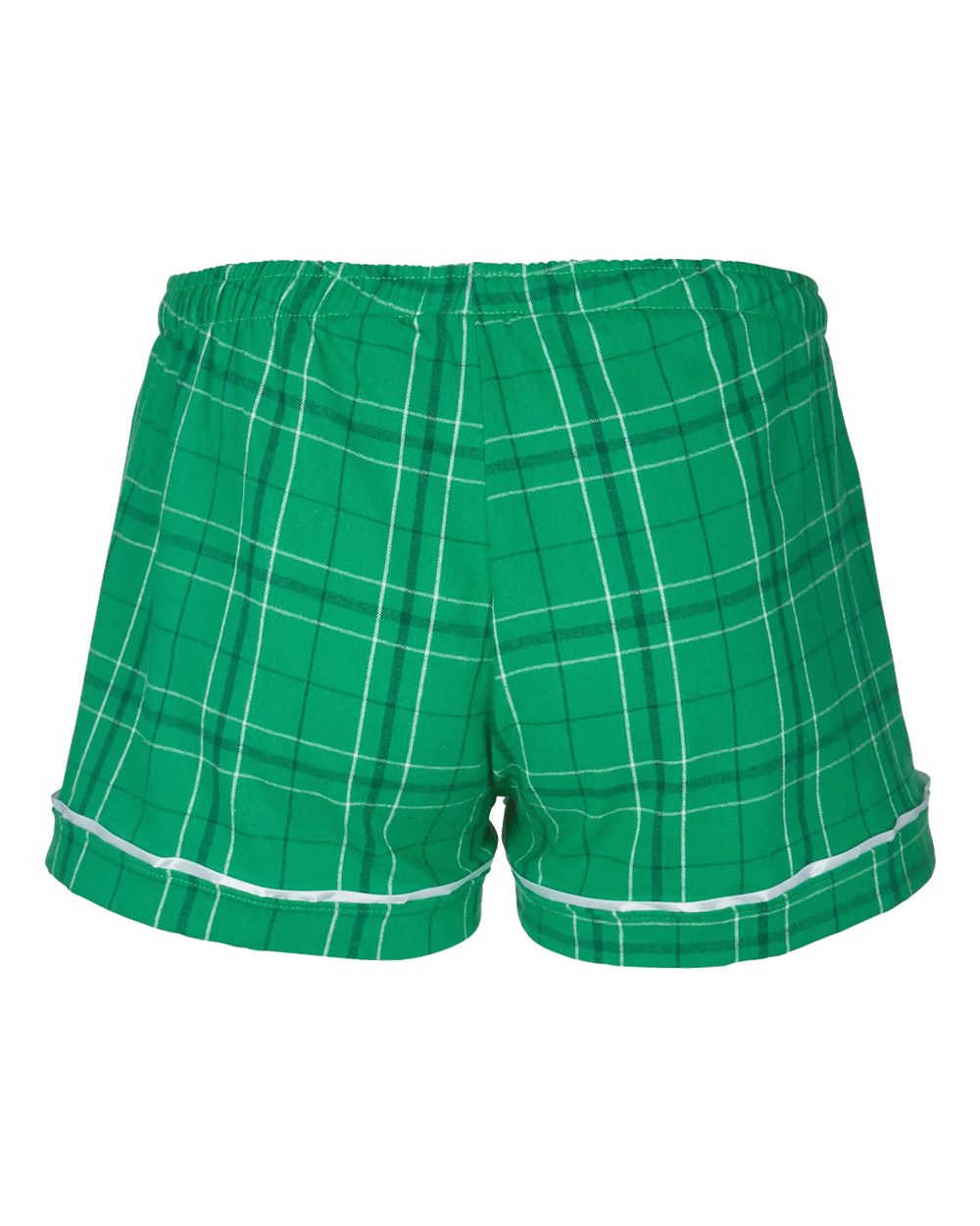 Women's Flannel Shorts - Back - B14403171 - Kelly Field Day Plaid