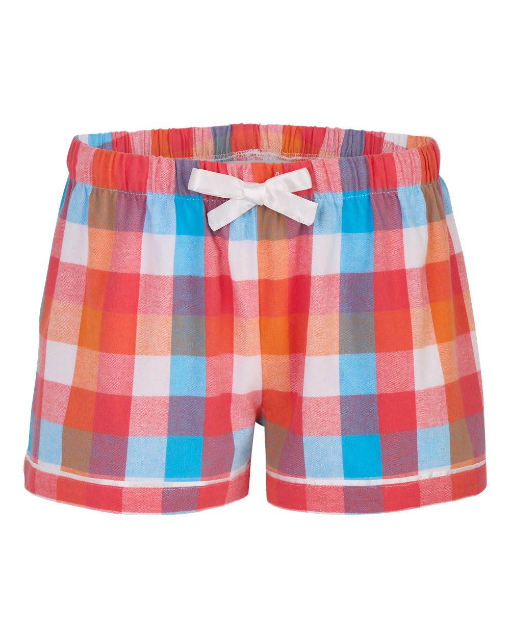 Women's Flannel Shorts - Front - B14403581 - Paradise Buffalo Check