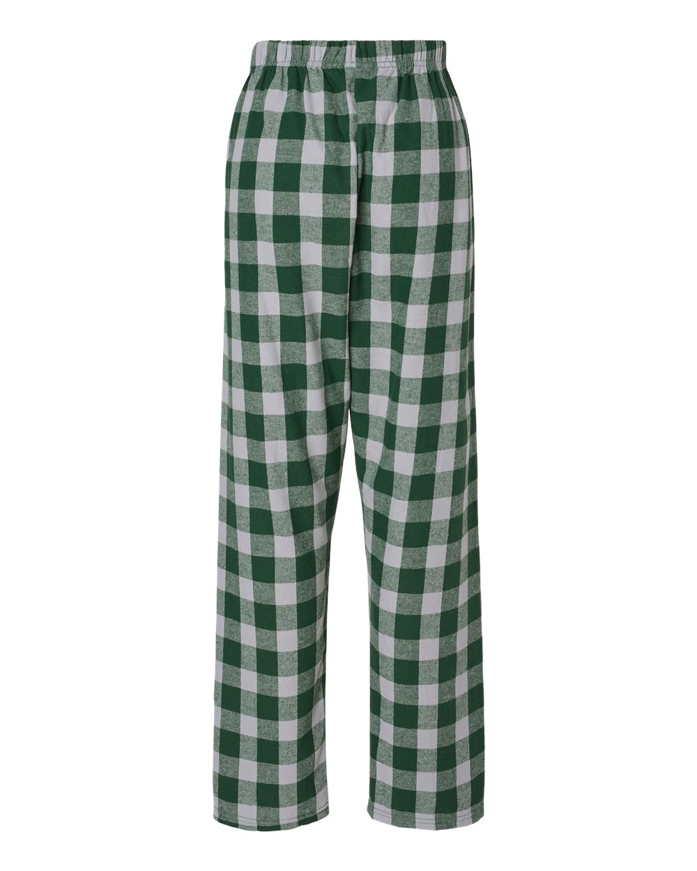 Women's Haley Flannel Pants - Back - B14603111 - Green/ Oxford Buffalo