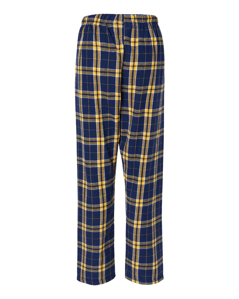 Women's Haley Flannel Pants - Back - B14603181 - Navy/ Gold
