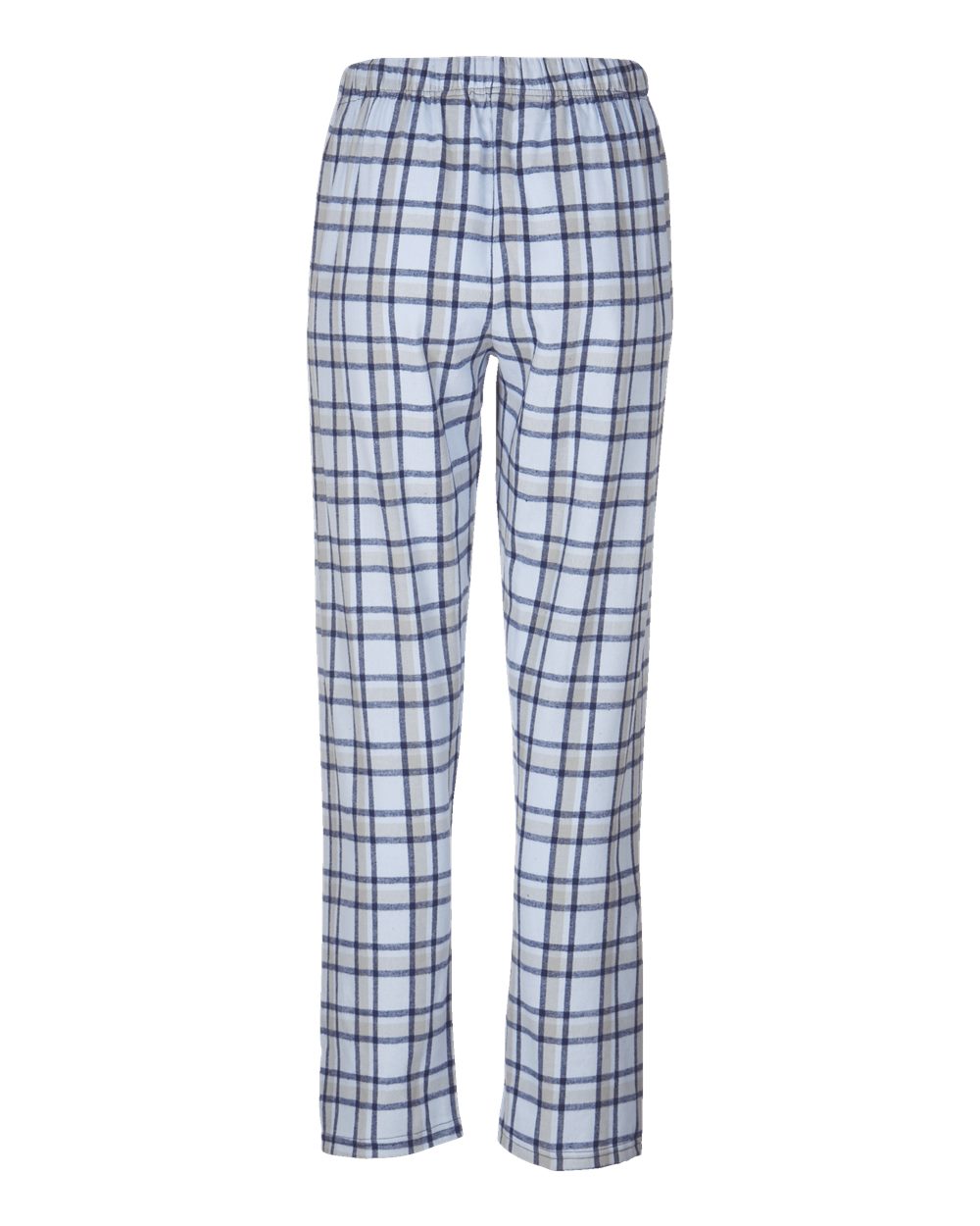 Women's Haley Flannel Pants - Back - B14603252 - Heritage Carolina Blue Plaid