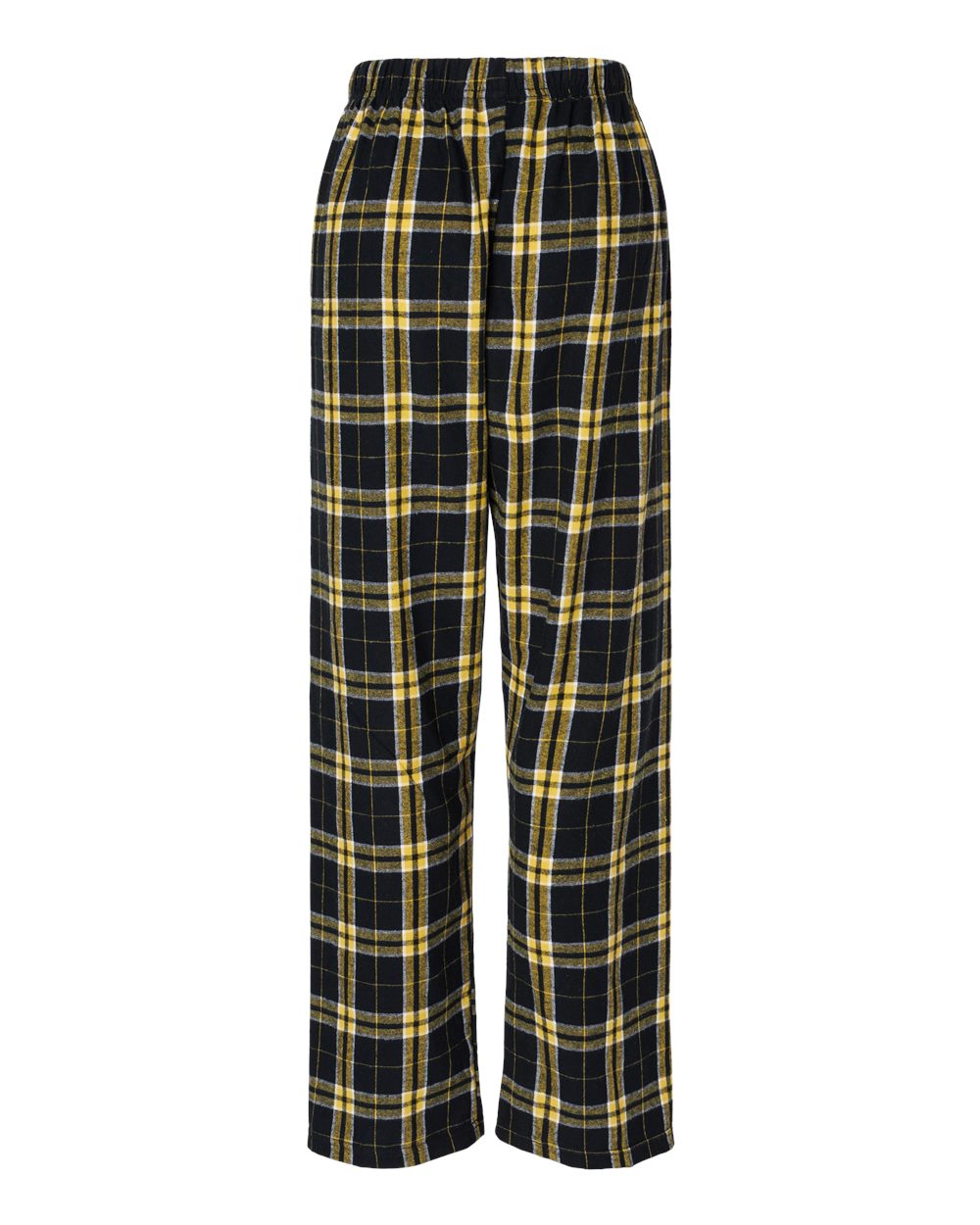 Women's Haley Flannel Pants - Back - B14603281 - Black/ Gold