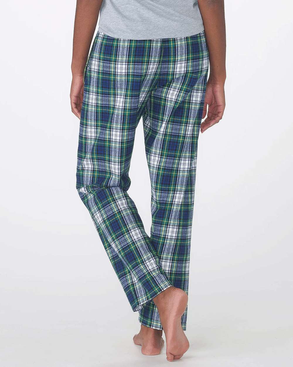 Women's Haley Flannel Pants - Back - B14603381 - Gordon Plaid