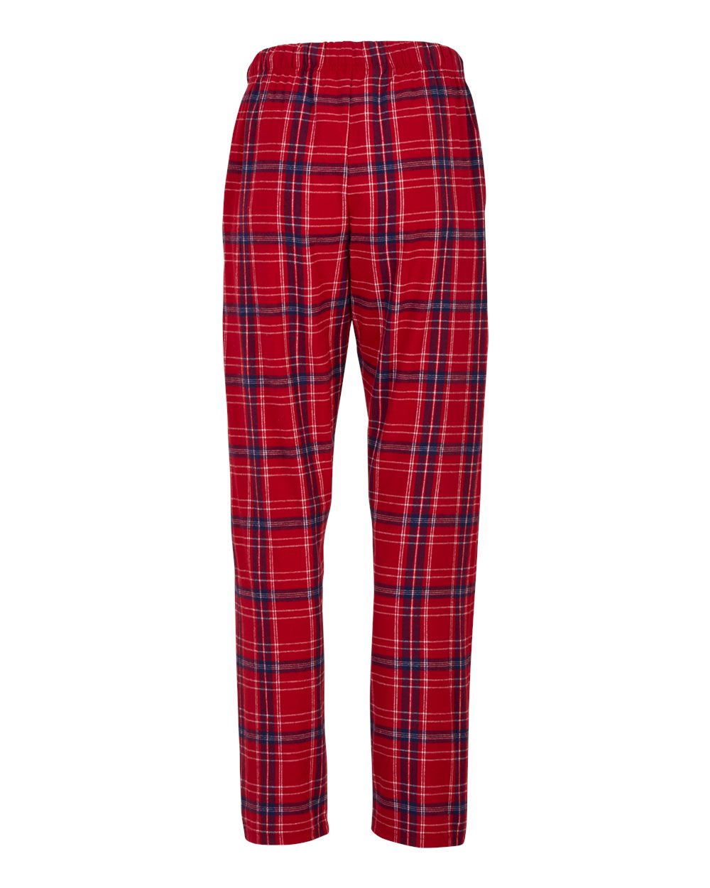 Women's Haley Flannel Pants - Back - B14603411 - Brick Red Kingston