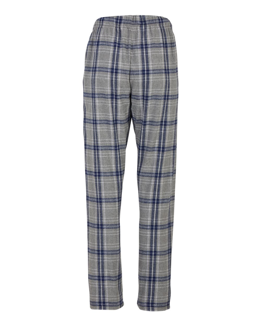 Women's Haley Flannel Pants - Back - B14603451 - Oxford Heather/ Navy Kingston