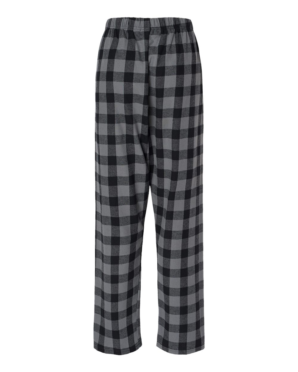 Women's Haley Flannel Pants - Back - B14603581 - Charcoal/ Black Buffalo