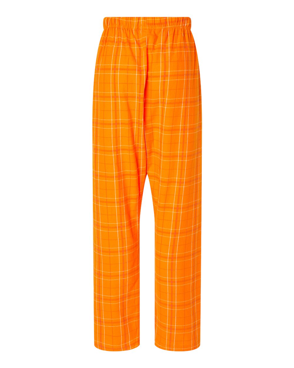 Women's Haley Flannel Pants - Back - B14603663 - Orange Field Day Plaid