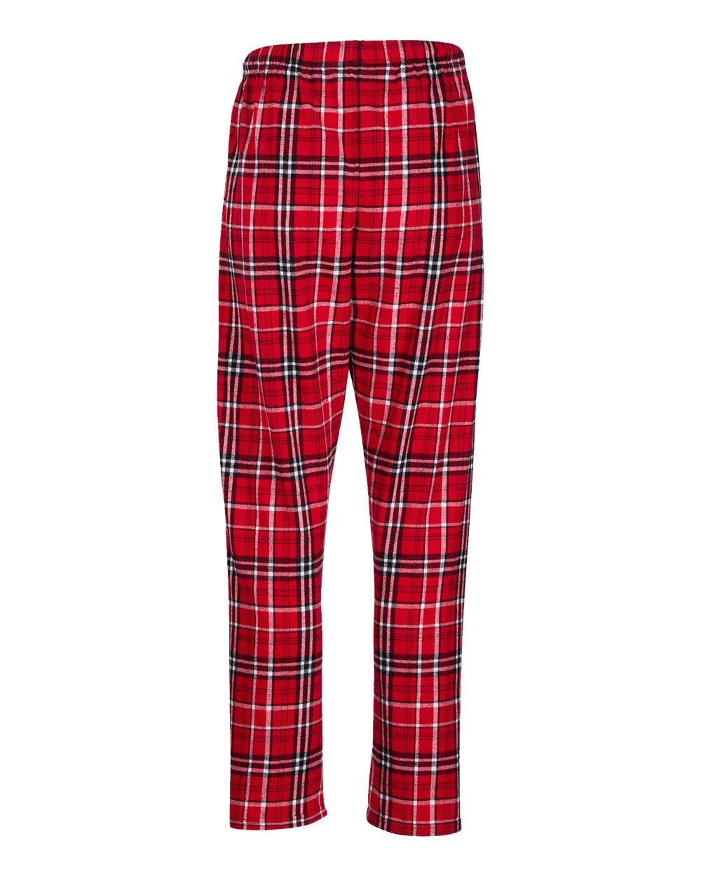 Women's Haley Flannel Pants - Back - B14603911 - Red/ White