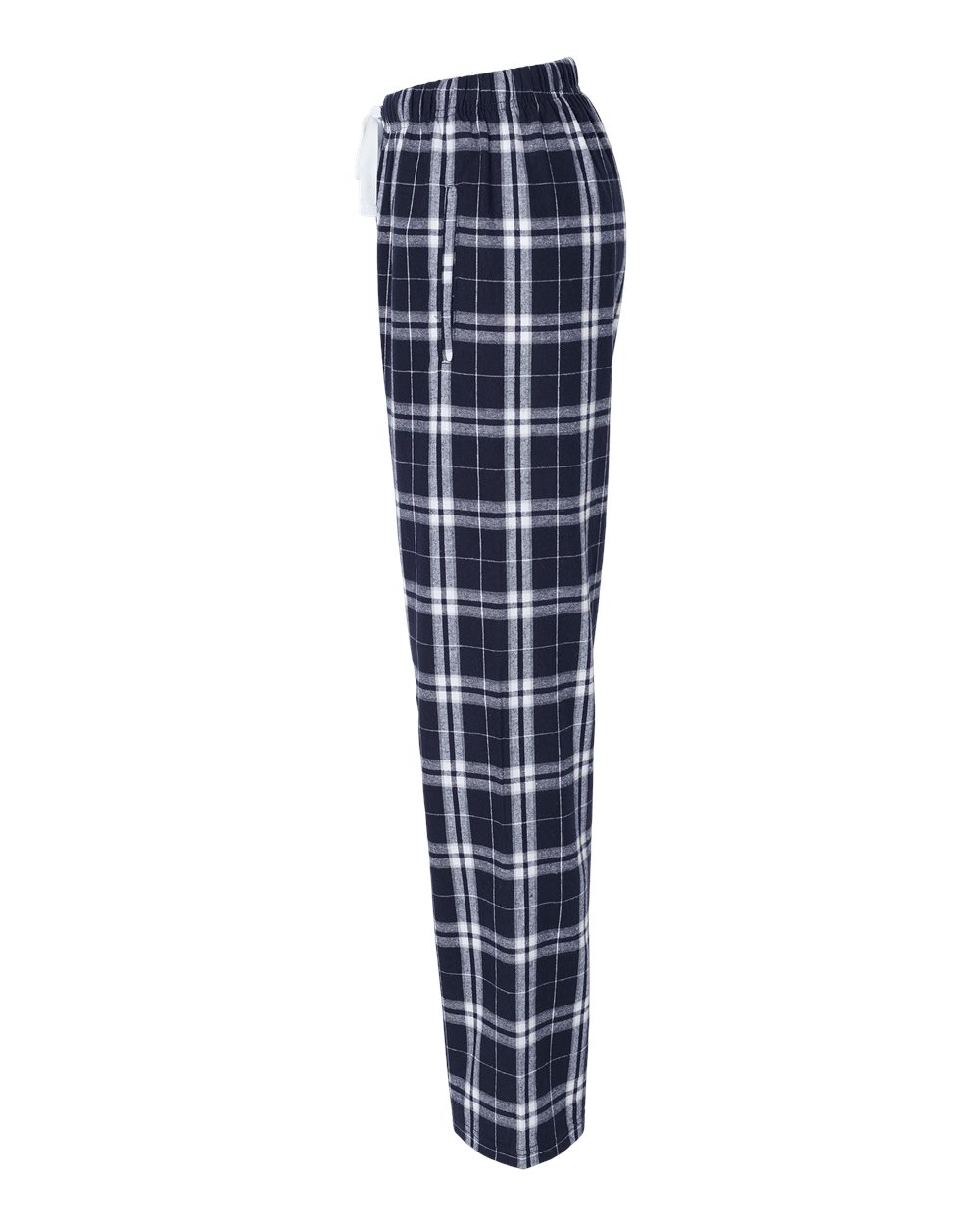 Women's Haley Flannel Pants - DirectSide - B14603191 - Navy/ Silver Plaid