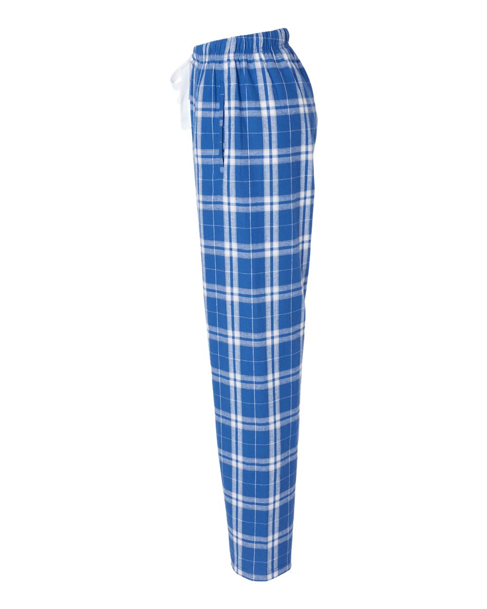 Women's Haley Flannel Pants - DirectSide - B14603271 - Royal/ Silver Plaid