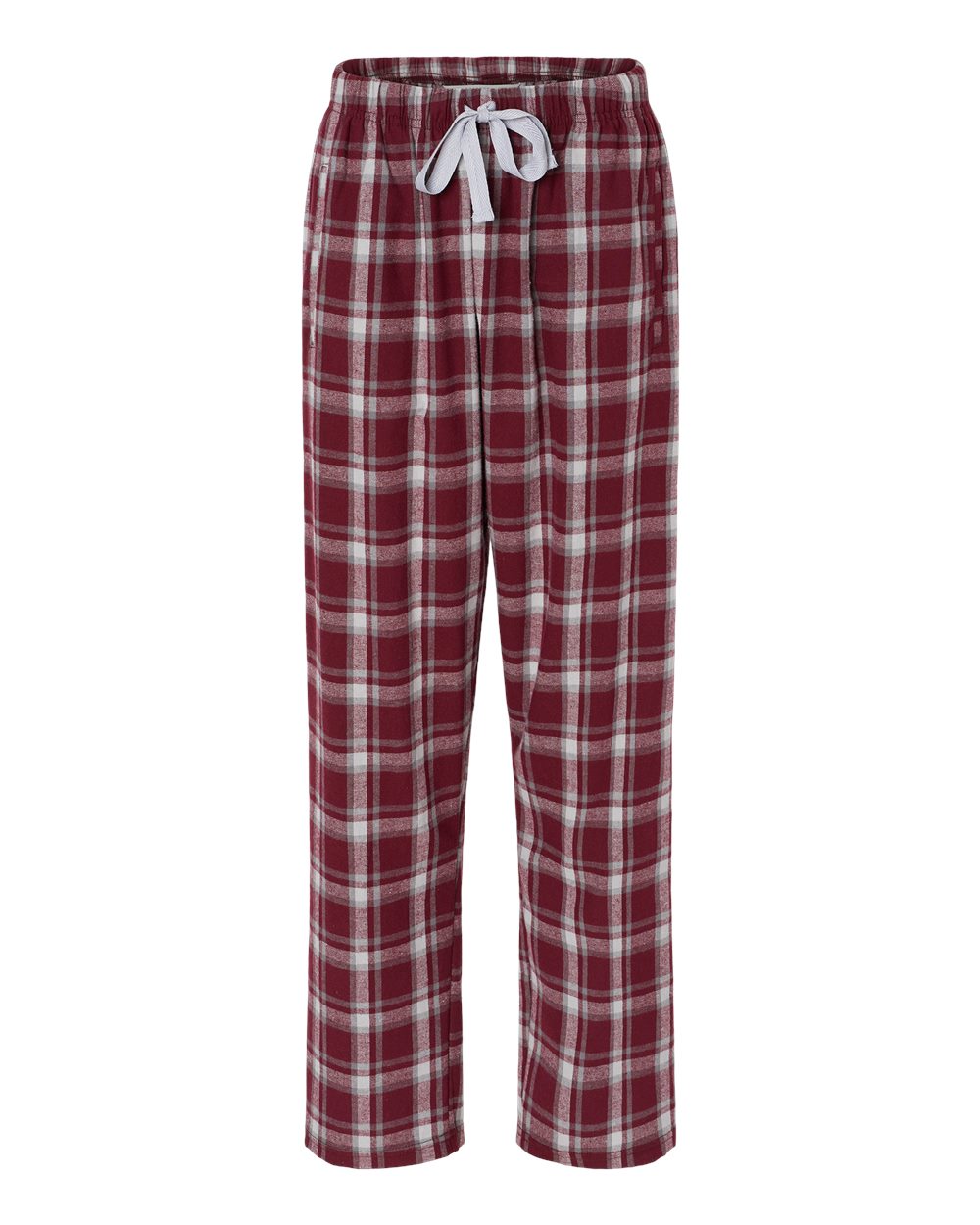 Women's Haley Flannel Pants - Front - B14603141 - Heritage Maroon Plaid