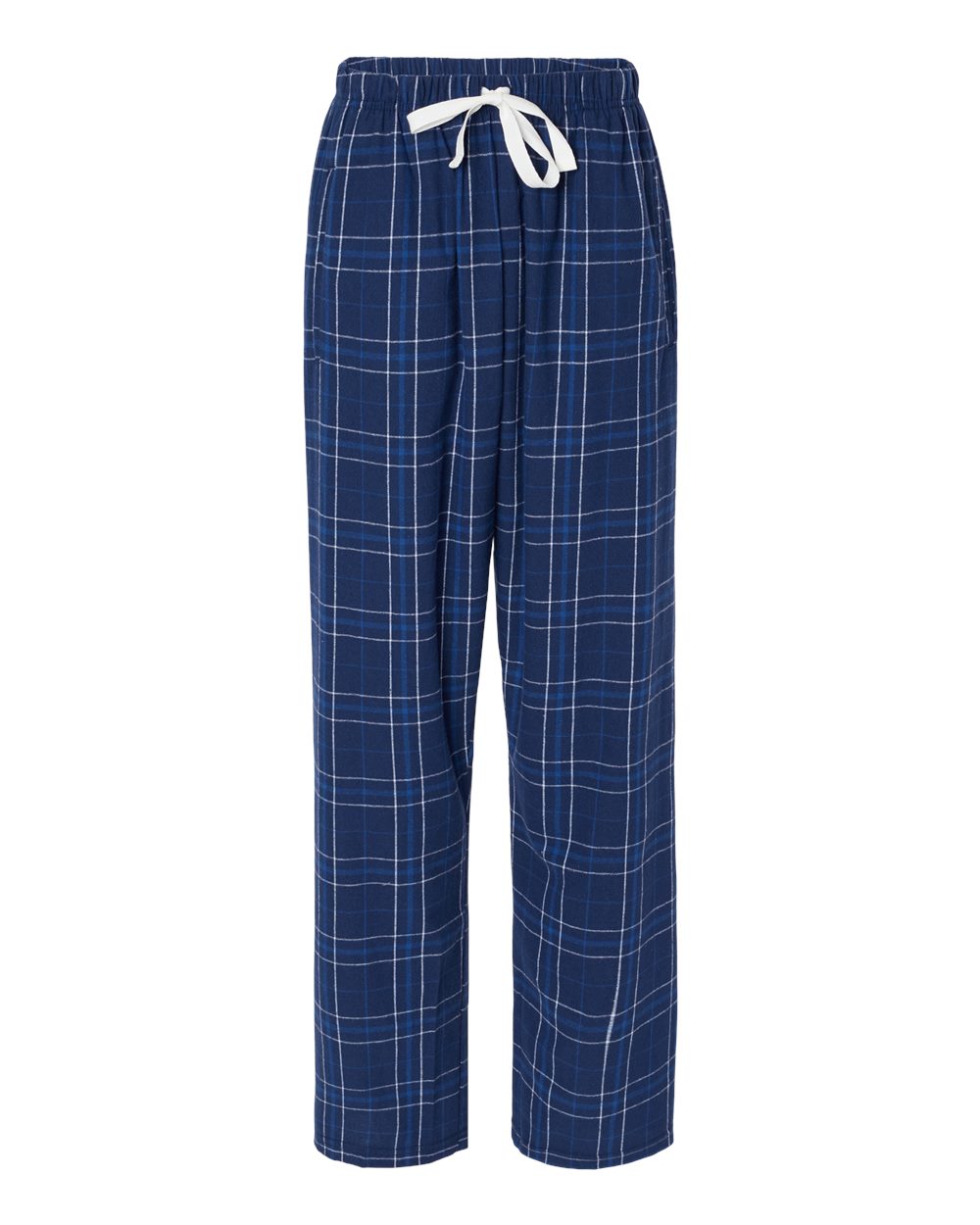 Women's Haley Flannel Pants - Front - B14603151 - Navy Field Day Plaid