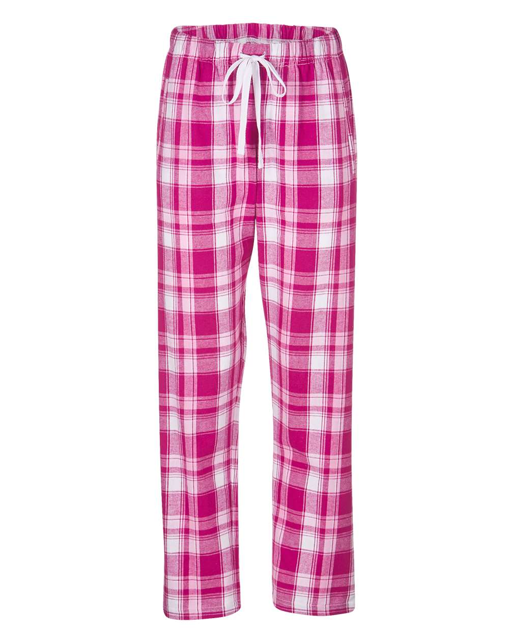 Women's Haley Flannel Pants - Front - B14603211 - Orchid Sophia Plaid
