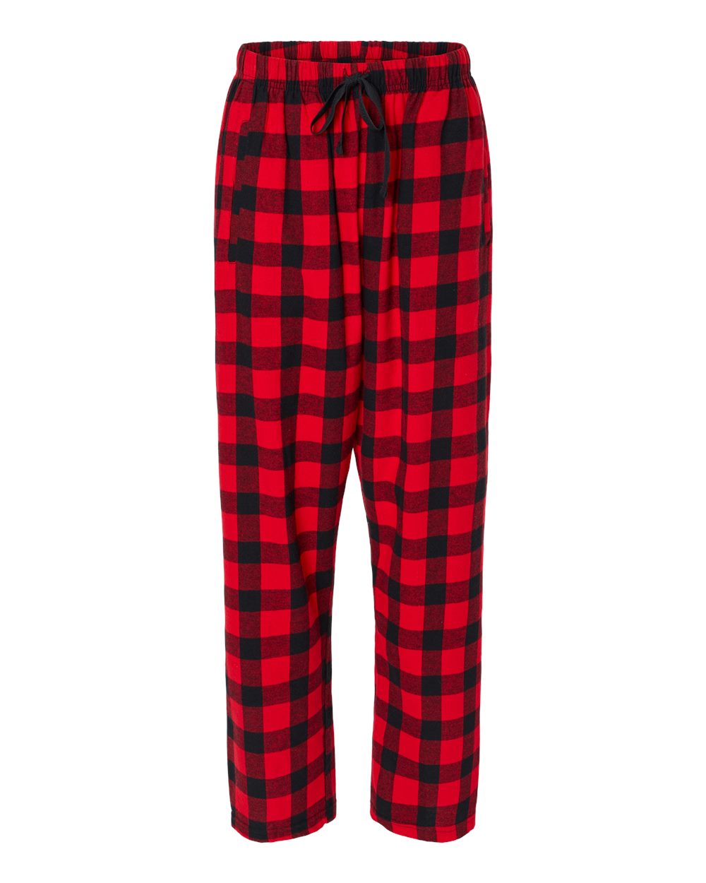 Women's Haley Flannel Pants - Front - B14603231 - Red/ Black Buffalo