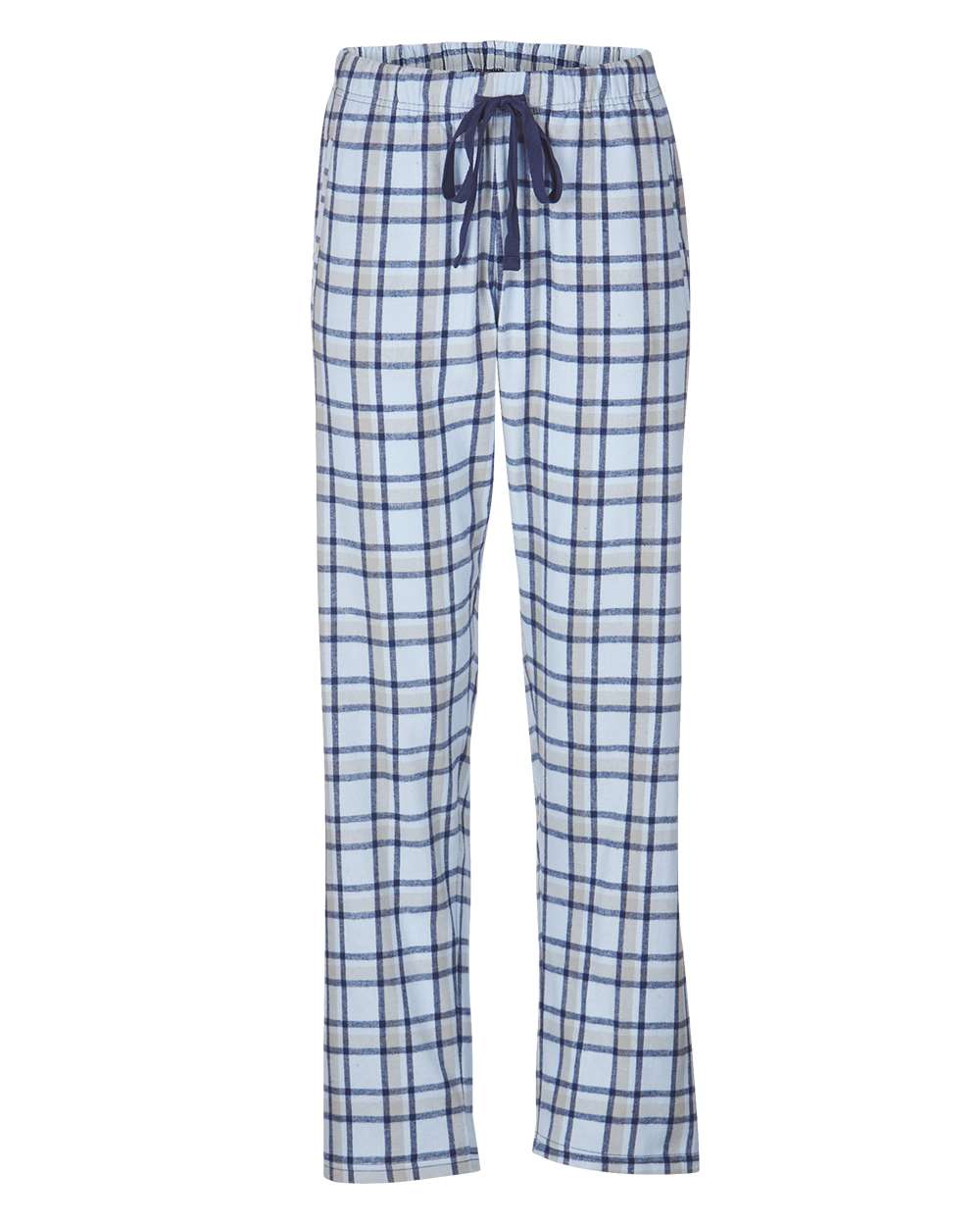 Women's Haley Flannel Pants - Front - B14603252 - Heritage Carolina Blue Plaid