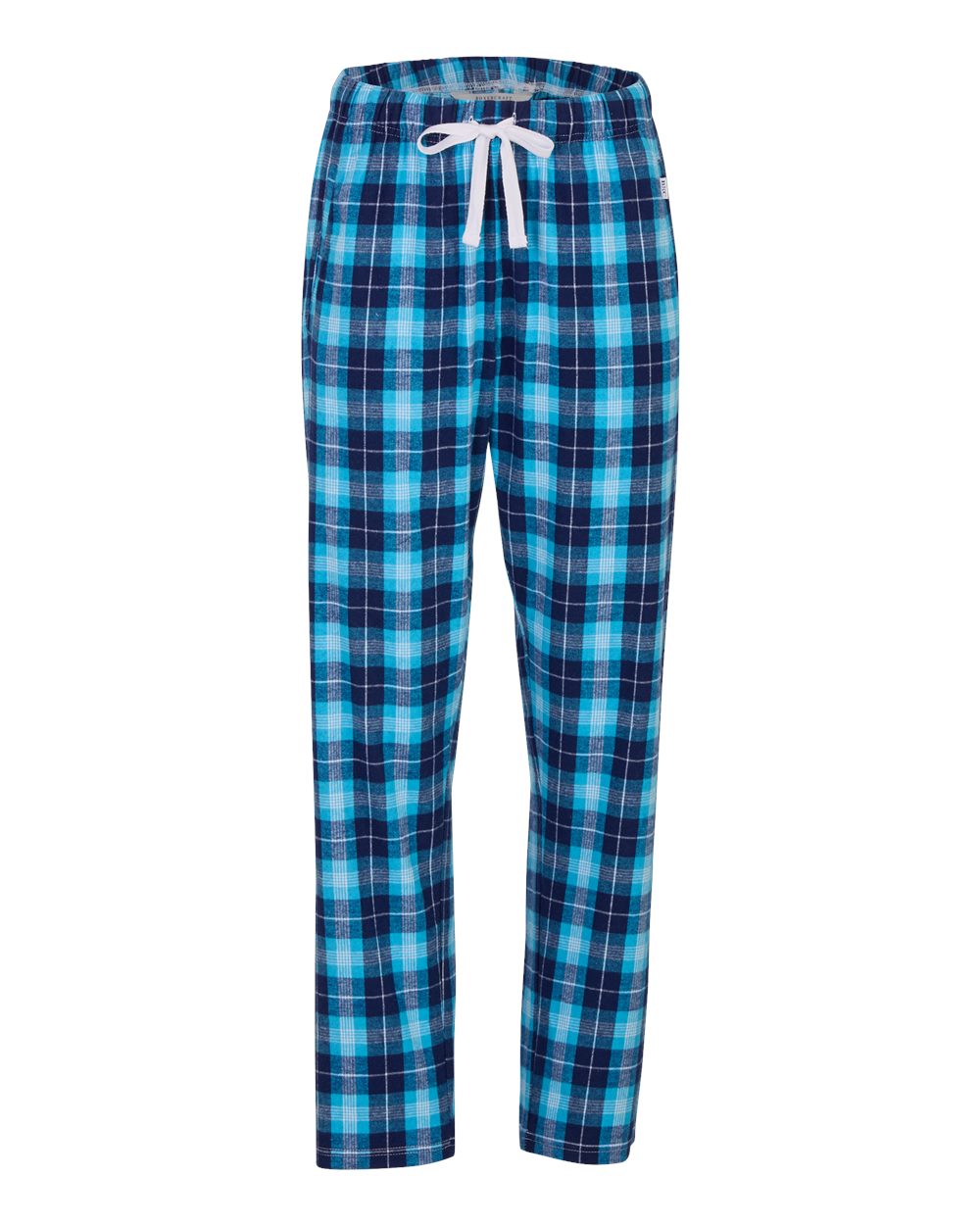 Women's Haley Flannel Pants - Front - B14603345 - Snow Plaid