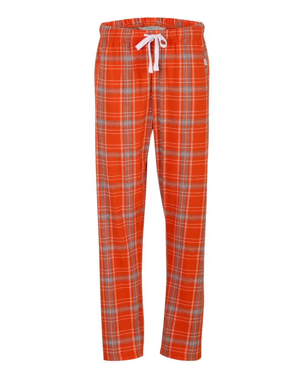 Women's Haley Flannel Pants - Front - B14603421 - Burnt Orange Kingston Plaid