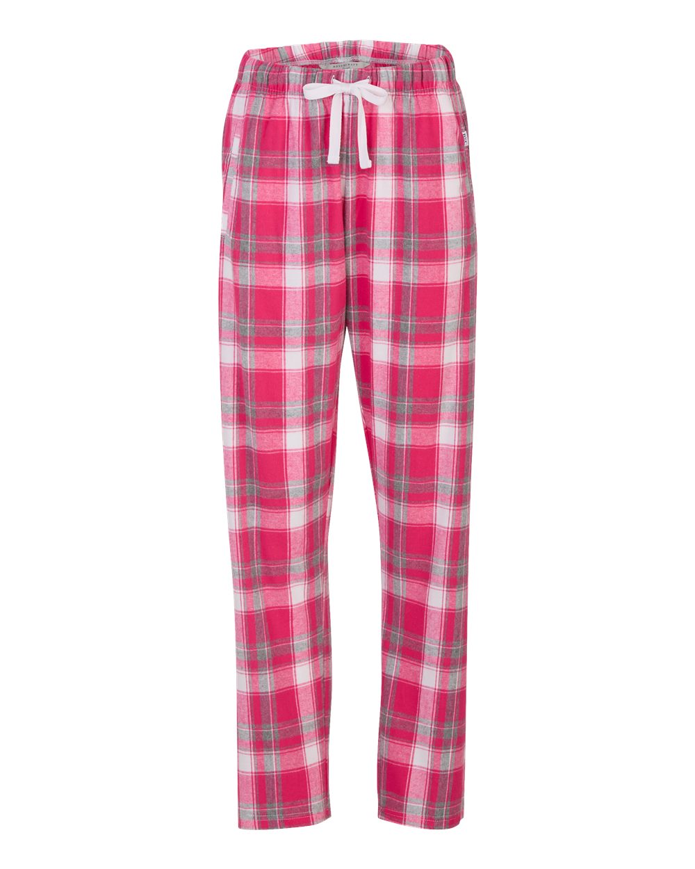 Women's Haley Flannel Pants - Front - B14603491 - Pink Sophia Plaid