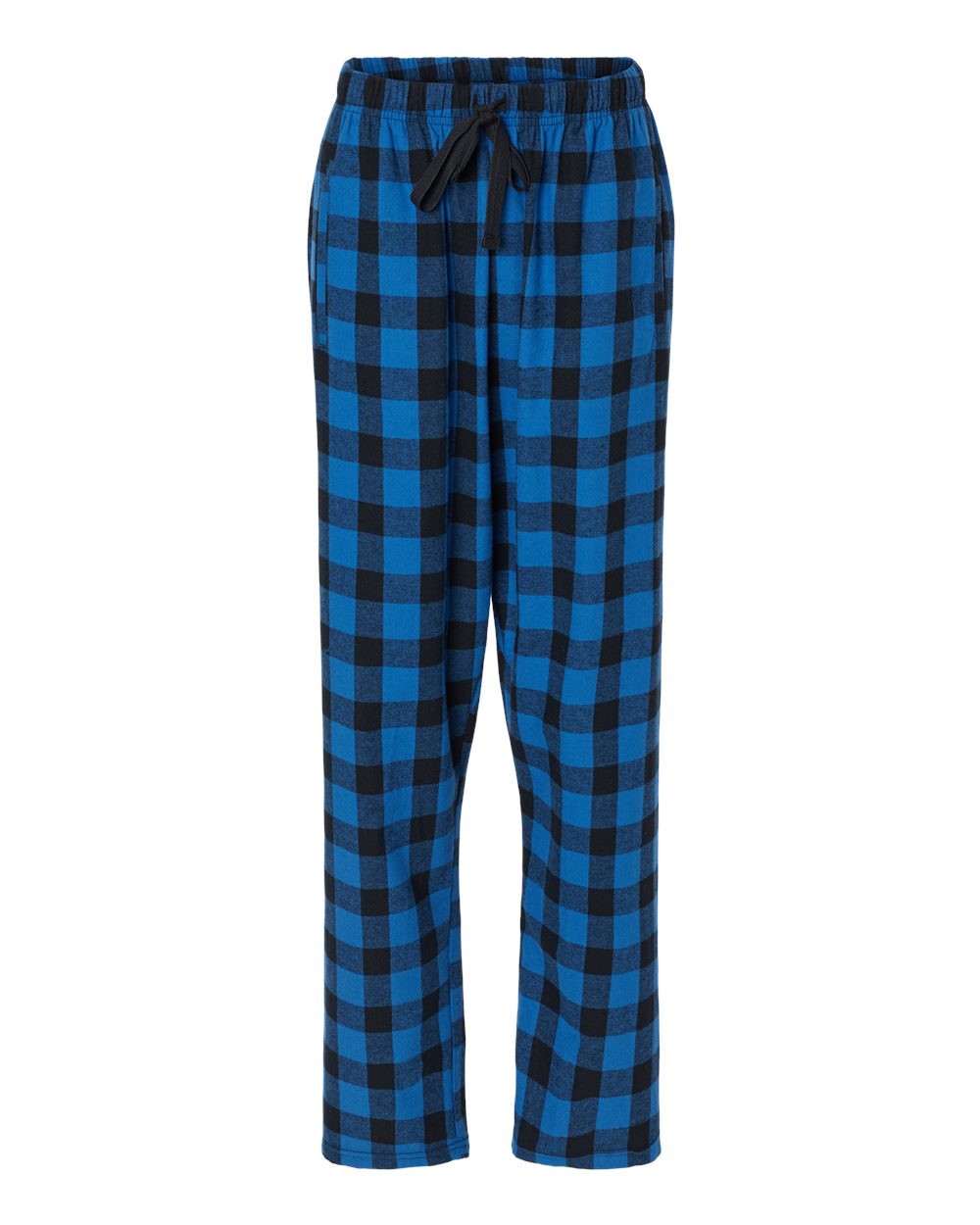 Women's Haley Flannel Pants - Front - B14603651 - Royal/ Black Buffalo