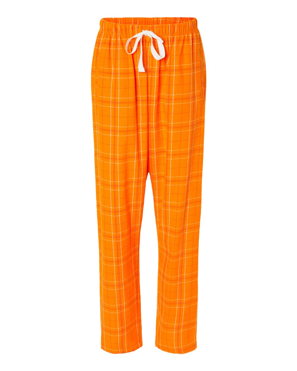 Women's Haley Flannel Pants - Front - B14603663 - Orange Field Day Plaid